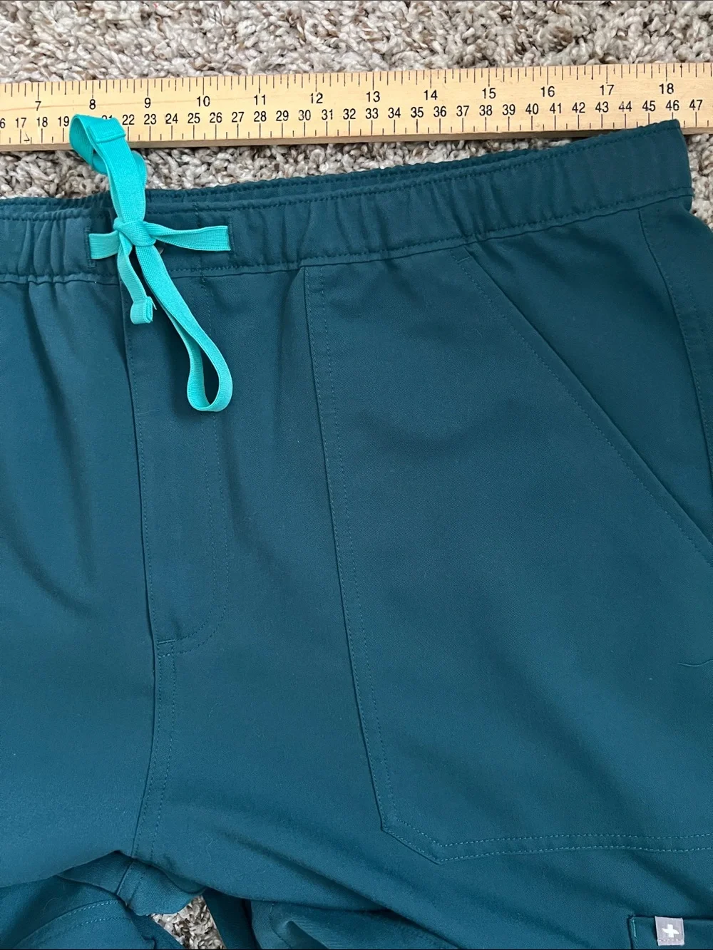 Like New! FIGS Cairo Straight Leg Scrub Trouser™ PO#1643 Caribbean Blue Size XL